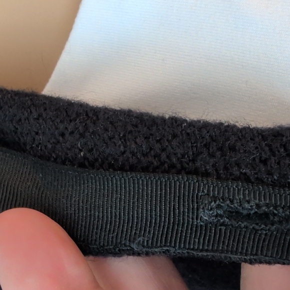 Vintage Black Wool-Blend Cardigan with Pearl Buttons SZ XS/S - Picture 7 of 15